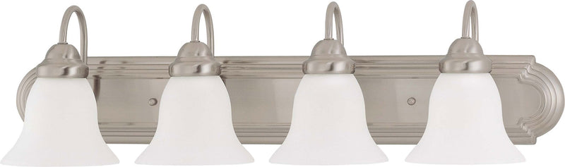 Nuvo Lighting 60-3281 Four Light Vanity, Brushed Nickel