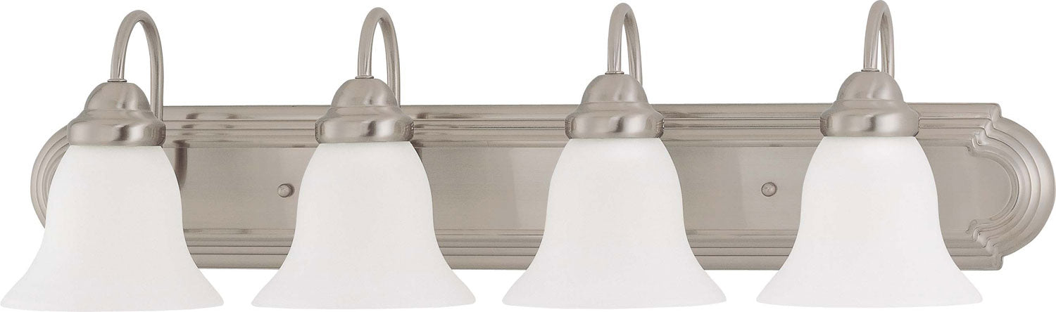 Nuvo Lighting 60-3281 Four Light Vanity, Brushed Nickel
