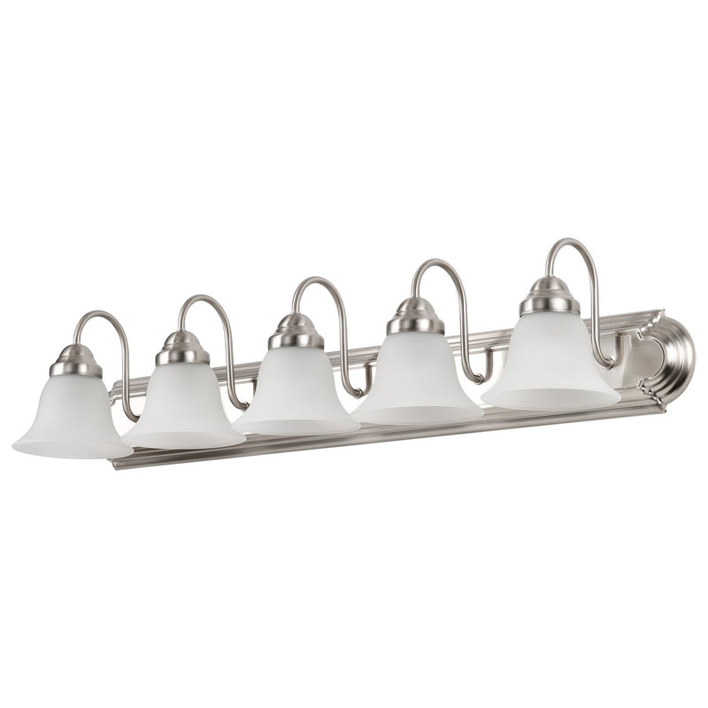 Nuvo Lighting 60-3282 Five Light Vanity, Brushed Nickel