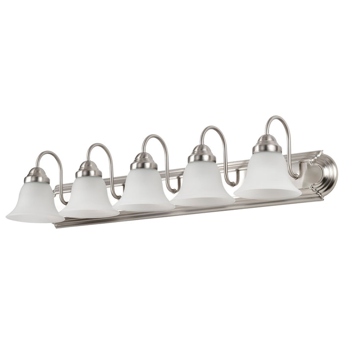 Nuvo Lighting 60-3282 Five Light Vanity, Brushed Nickel