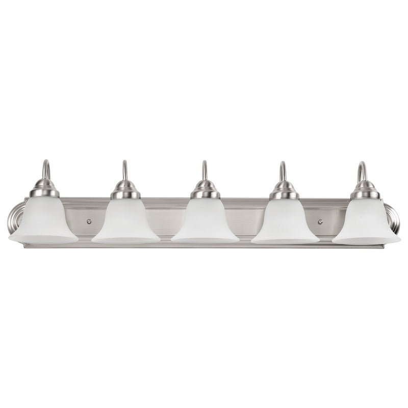 Nuvo Lighting 60-3282 Five Light Vanity, Brushed Nickel