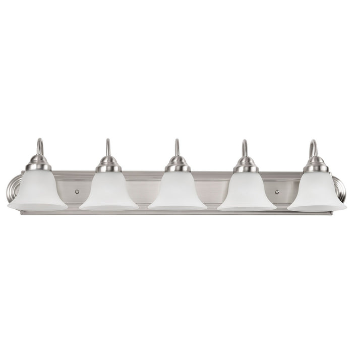 Nuvo Lighting 60-3282 Five Light Vanity, Brushed Nickel