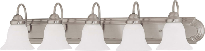 Nuvo Lighting 60-3282 Five Light Vanity, Brushed Nickel