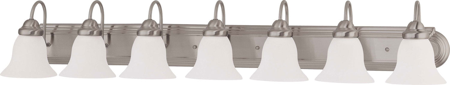 Nuvo Lighting 60-3283 Seven Light Vanity, Brushed Nickel