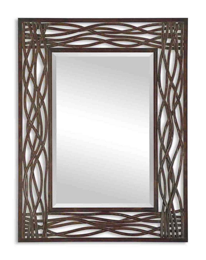 Uttermost 13707 Mirror, Golden Brown Highlights