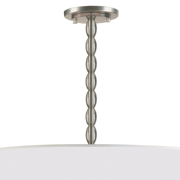 Crystorama 9507-SN Five Light Chandelier, Satin Nickel