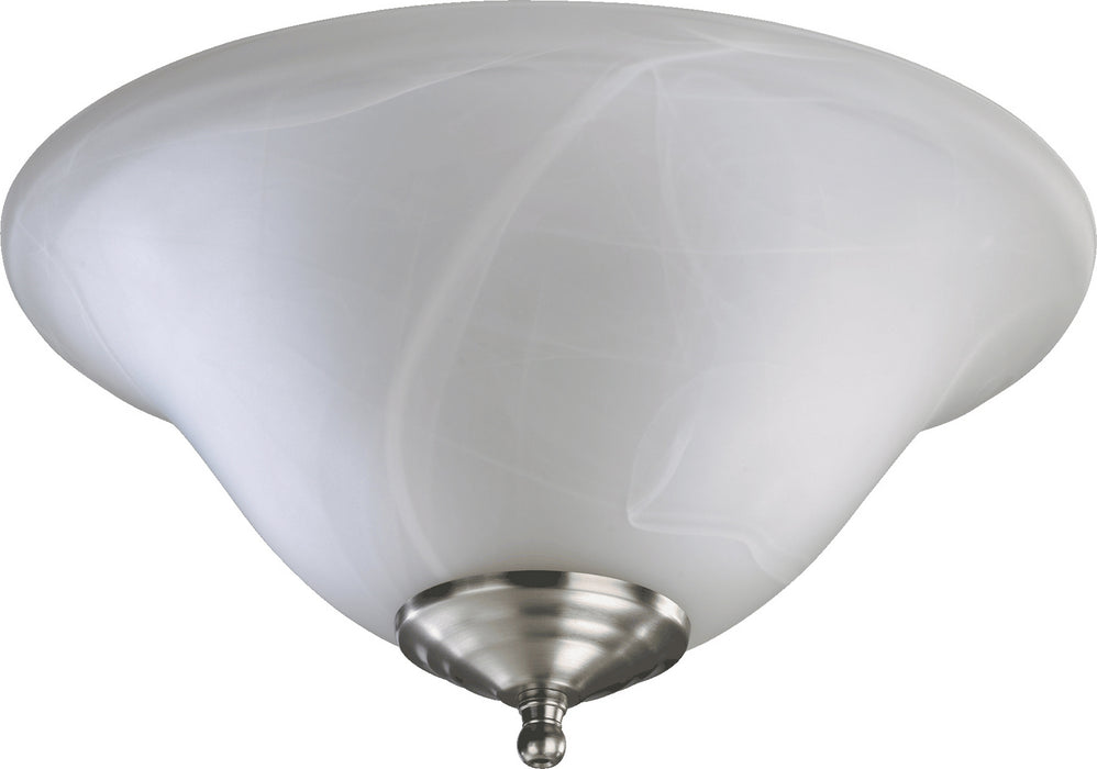 Quorum 1166-801 LED Fan Light Kit, Satin Nickel / White