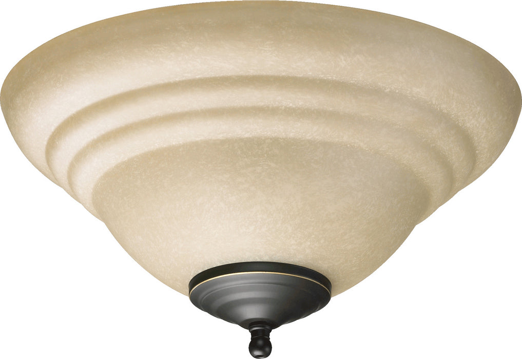 Quorum 1232-801 LED Fan Light Kit, Toasted Sienna / Old World