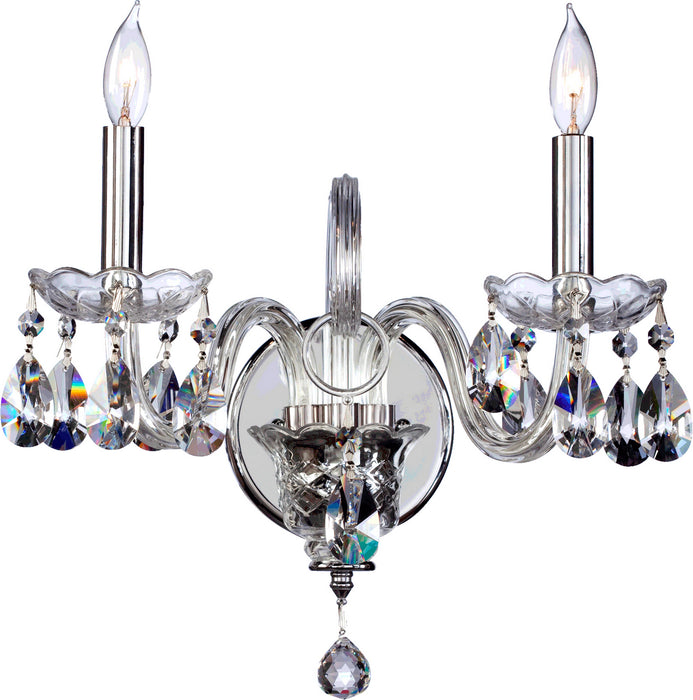 Quorum 631-2-514 Two Light Wall Bracket, Chrome