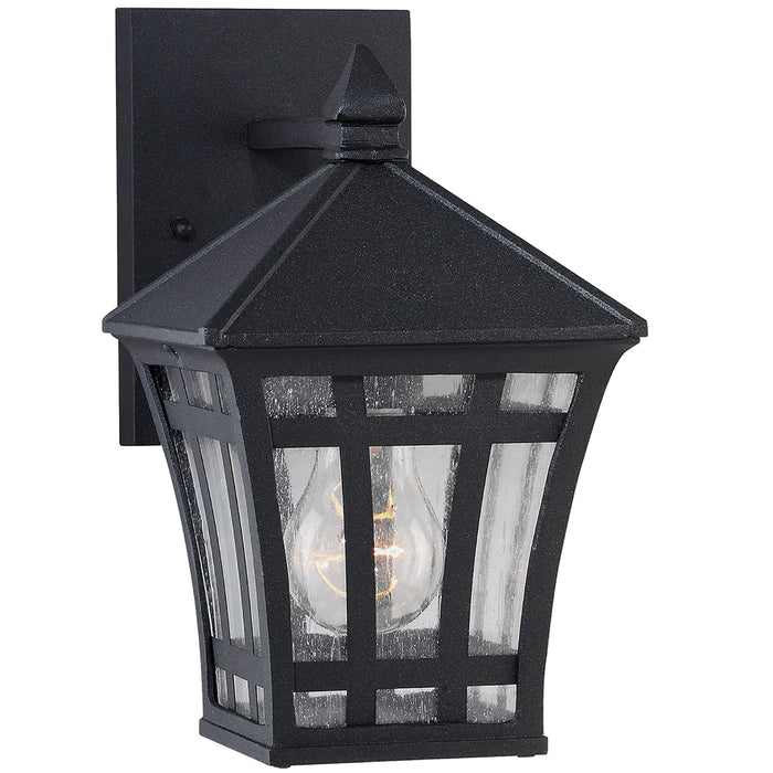 Generation Lighting 88131-12 One Light Outdoor Wall Lantern, Black