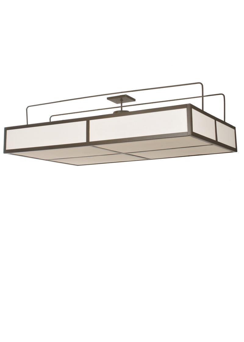 Meyda Tiffany 78134 Eight Light Flushmount, Timeless Bronze