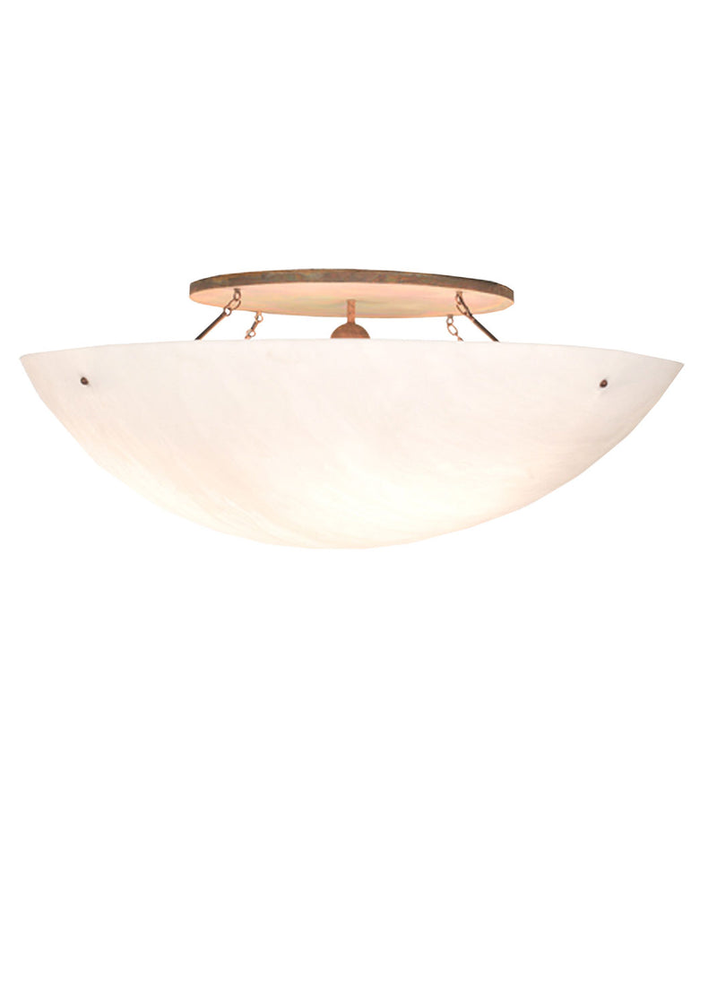 Meyda Tiffany 82201 12 Light Flushmount, Vintage Copper
