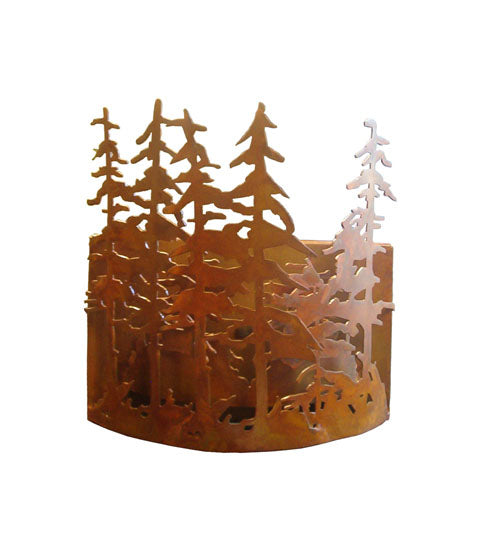 Meyda Tiffany 98514 Two Light Wall Sconce, Rust