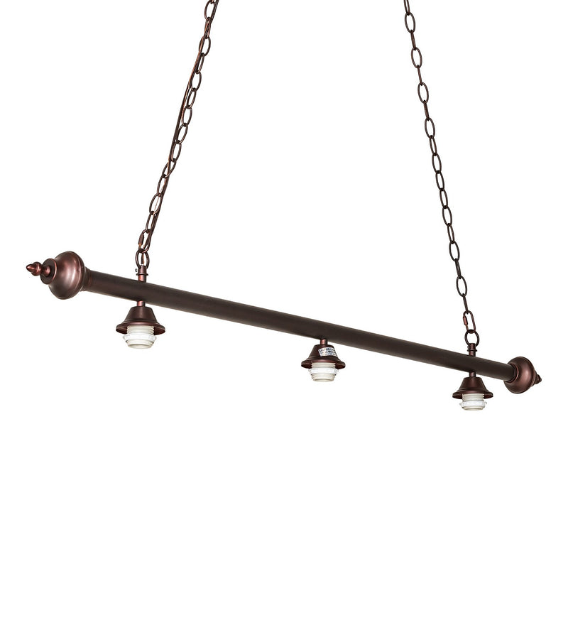 Meyda Tiffany 98793 Three Light Island Pendant, Mahogany Bronze
