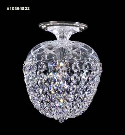 James R. Moder 10394S22 One Light Basket, Silver