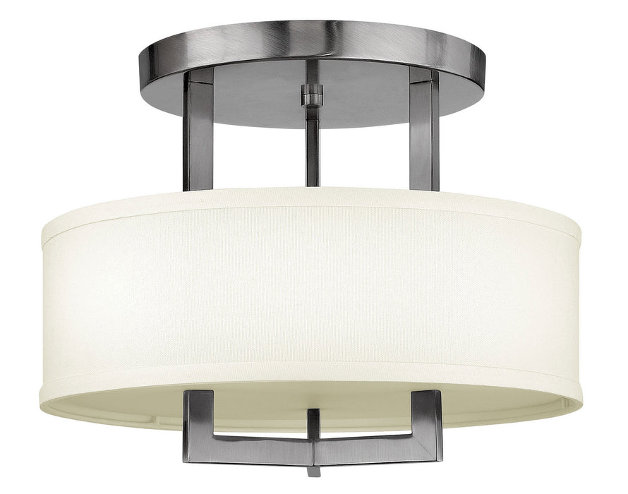 Hinkley 3200AN LED Semi-Flush Mount, Antique Nickel