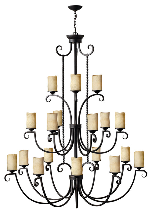 Hinkley 4309OL LED Foyer Chandelier, Olde Black