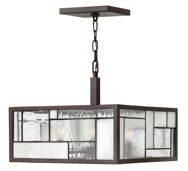 Hinkley 4571KZ LED Semi-Flush Mount, Buckeye Bronze