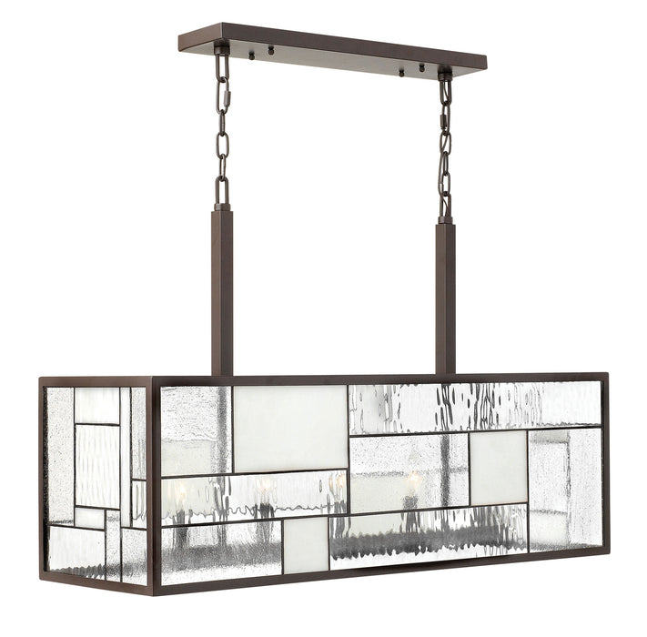 Hinkley 4575KZ LED Linear Chandelier, Buckeye Bronze