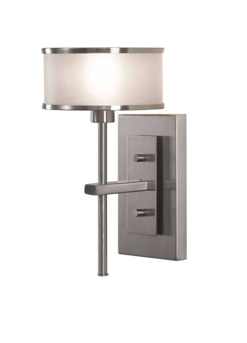 Generation Lighting WB1378BS One Light Wall Sconce, Brushed Steel