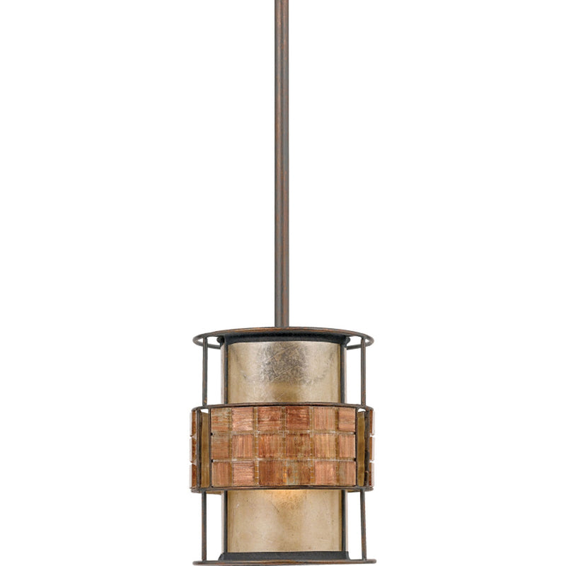 Quoizel MC842PRC One Light Mini Pendant, Renaissance Copper