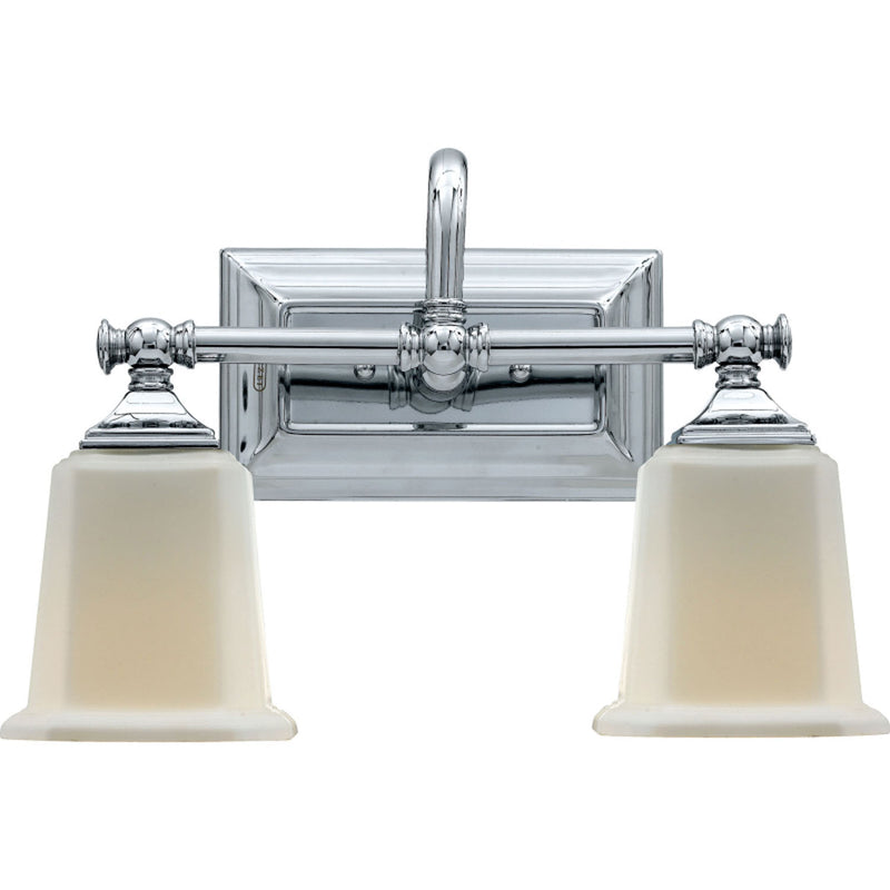 Quoizel NL8602C Two Light Bath Fixture, Polished Chrome