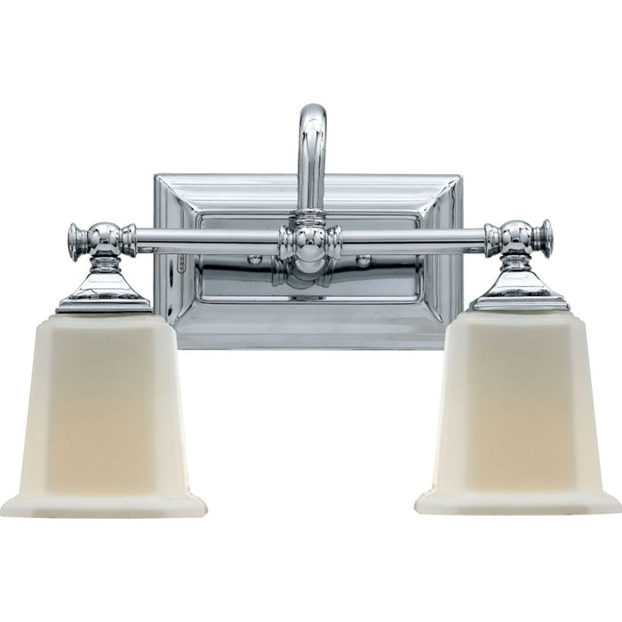 Quoizel NL8602C Two Light Bath Fixture, Polished Chrome