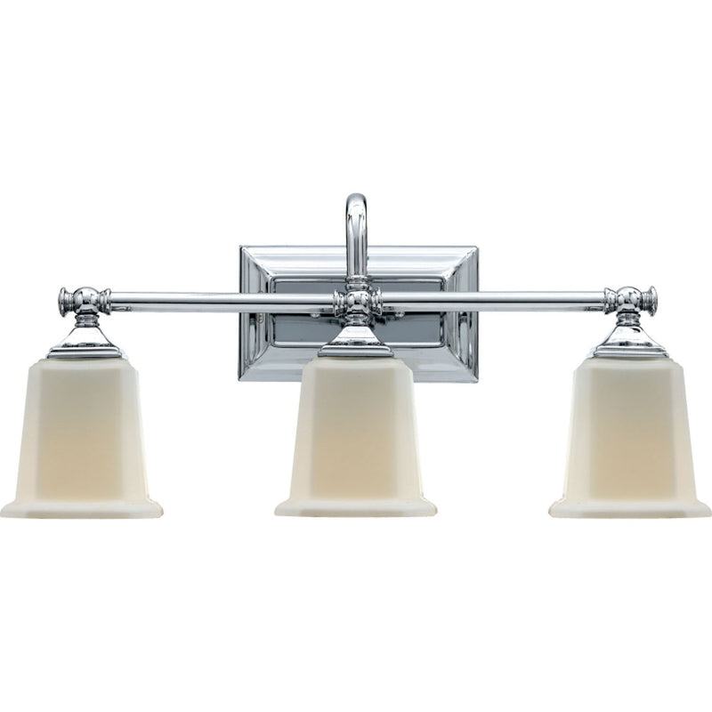 Quoizel NL8603C Three Light Bath Fixture, Polished Chrome