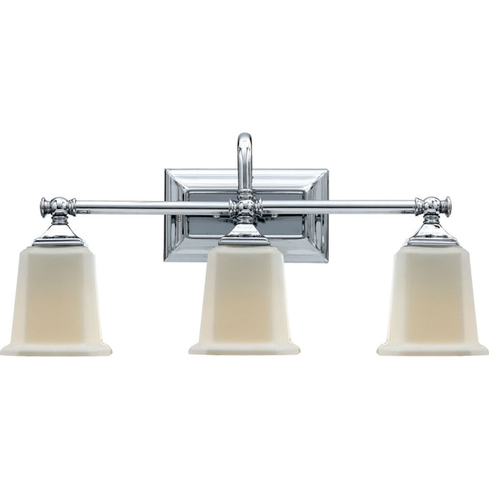 Quoizel NL8603C Three Light Bath Fixture, Polished Chrome