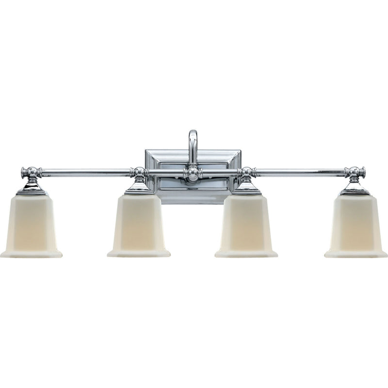 Quoizel NL8604C Four Light Bath Fixture, Polished Chrome