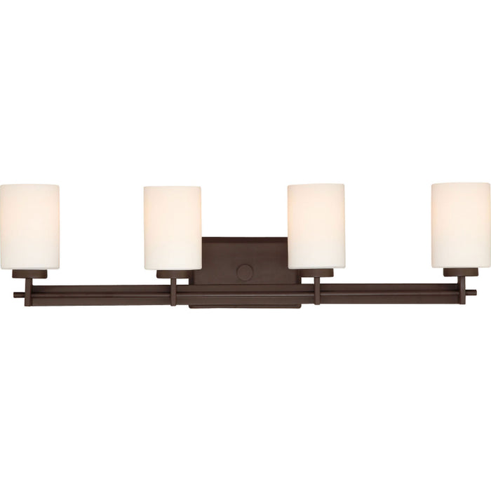 Quoizel TY8604WT Four Light Bath Fixture, Western Bronze