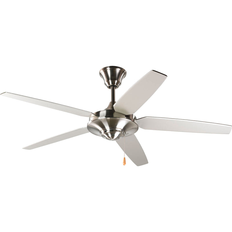 Progress Lighting P2530-09 54" Ceiling Fan, Brushed Nickel