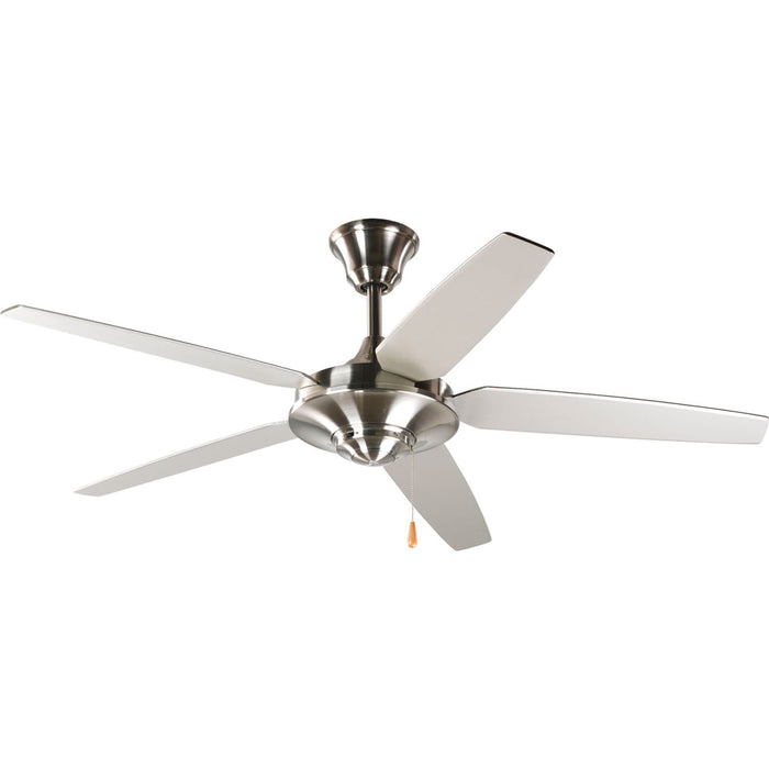 Progress Lighting P2530-09 54" Ceiling Fan, Brushed Nickel