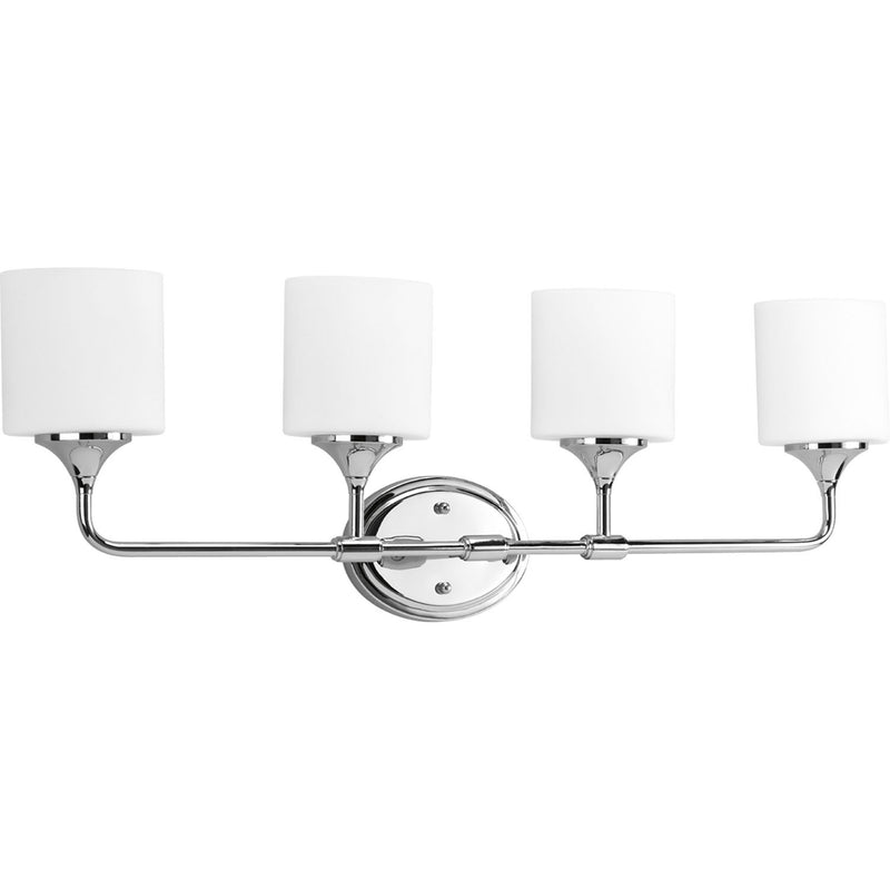 Progress Lighting P2804-15 Four Light Bath, Polished Chrome