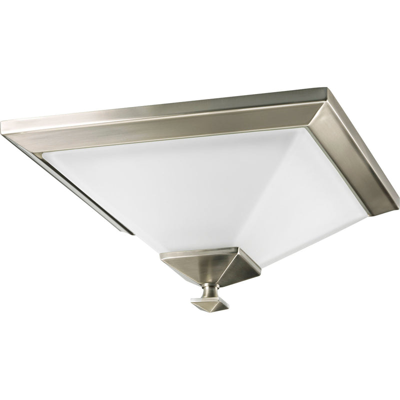 Progress Lighting P3854-09 One Light Close-to-Ceiling, Brushed Nickel