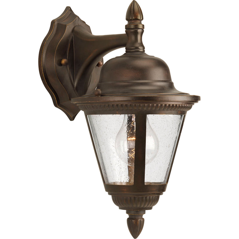 Progress Lighting P5862-20 One Light Wall Lantern, Antique Bronze
