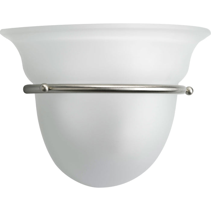 Progress Lighting P7181-09 One Light Wall Sconce, Brushed Nickel