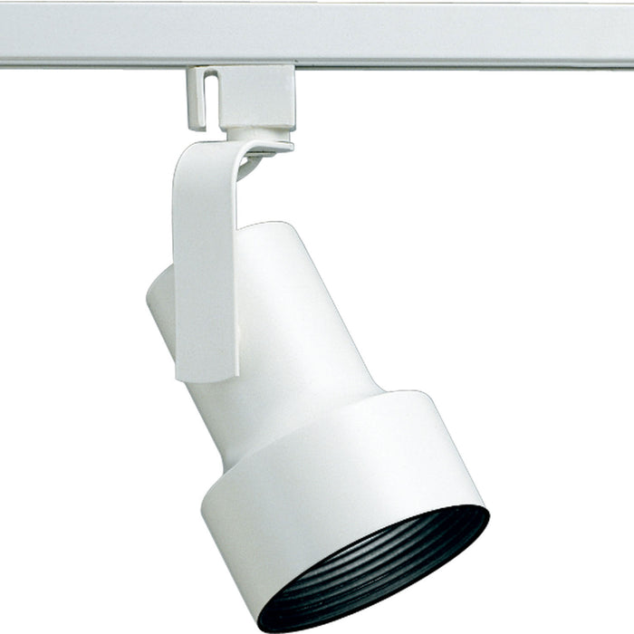 Progress Lighting P9200-28 One Light Track Head, White