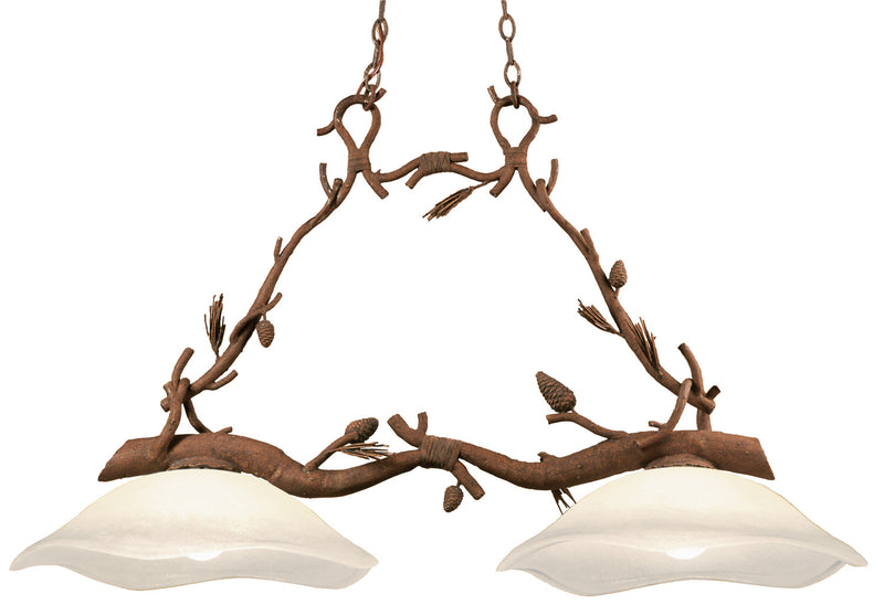 Kalco 5025PD Two Light Island Pendant, Ponderosa
