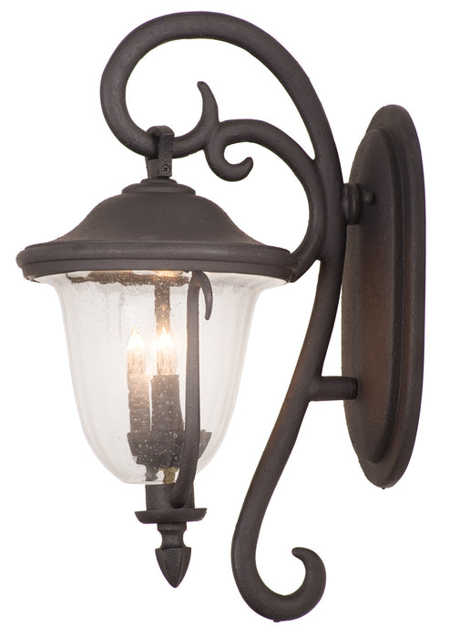 Kalco 9003MB Four Light Outdoor Wall Bracket, Textured Matte Black