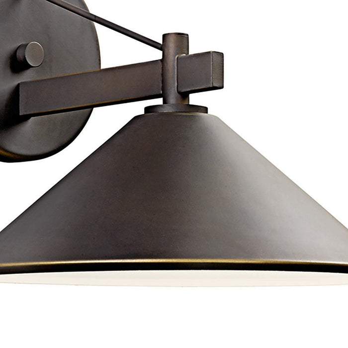 Kichler 49061OZ One Light Outdoor Wall Mount, Olde Bronze
