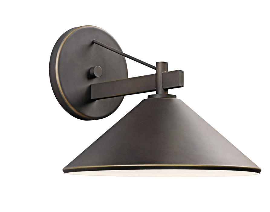 Kichler 49061OZ One Light Outdoor Wall Mount, Olde Bronze