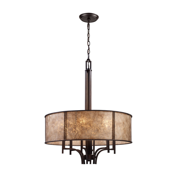 ELK Home 15034/6 Six Light Chandelier, Aged Bronze