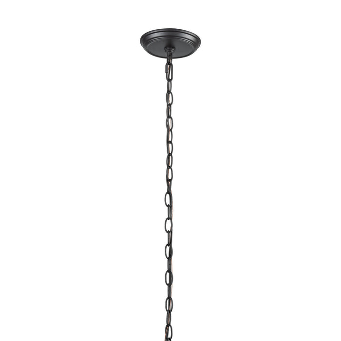 ELK Home 15034/6 Six Light Chandelier, Aged Bronze