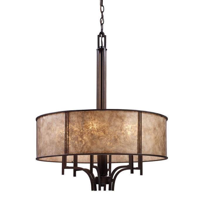 ELK Home 15034/6 Six Light Chandelier, Aged Bronze
