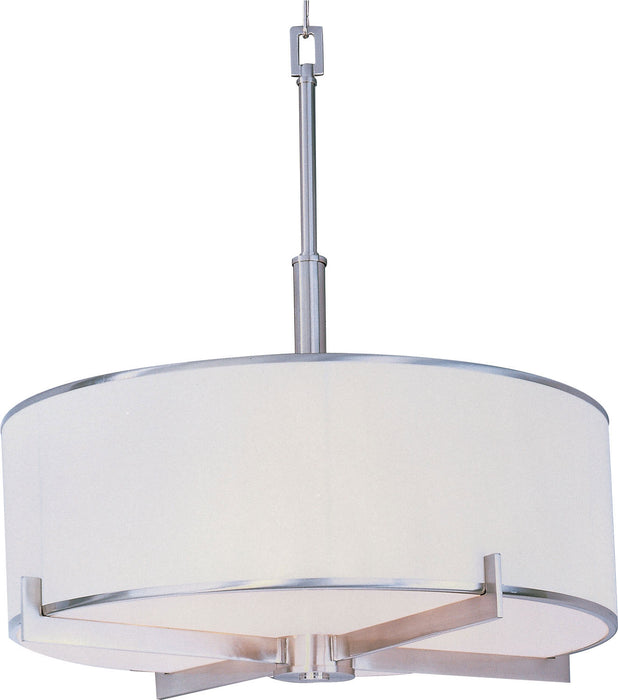 Maxim 12053WTSN Four Light Pendant, Satin Nickel