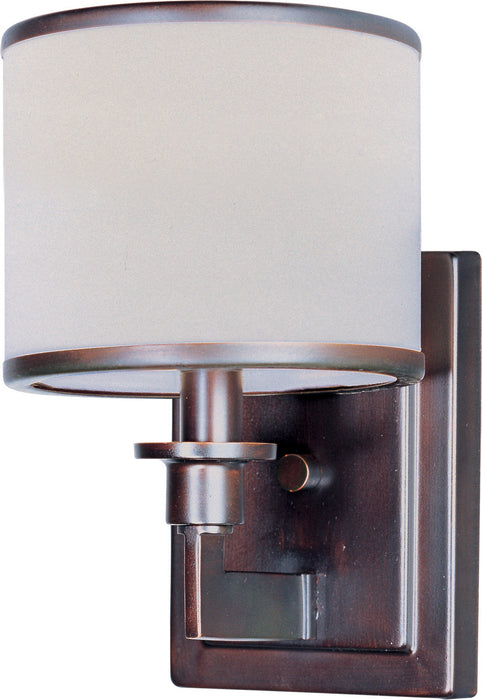 Maxim 12059WTOI One Light Wall Sconce, Oil Rubbed Bronze