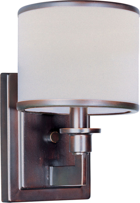 Maxim 12059WTOI One Light Wall Sconce, Oil Rubbed Bronze