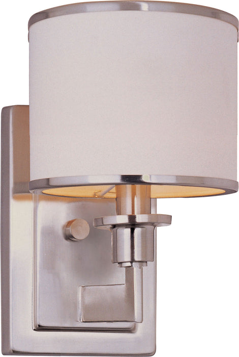 Maxim 12059WTSN One Light Wall Sconce, Satin Nickel