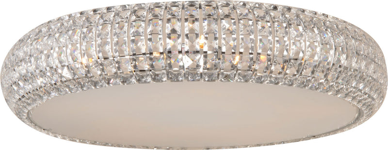ET2 E21800-20PC Four Light Flush Mount, Polished Chrome